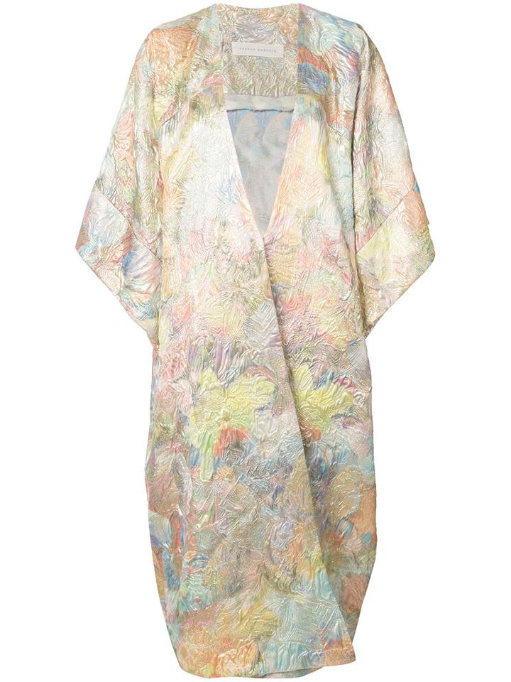 Sandra Mansour - Brocade Coat - Women - Polyester - 40, Polyester