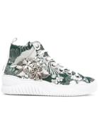 No21 Embellished Tropical High-tops - Green