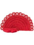 Nannacay Braided Loop Clutch - Red