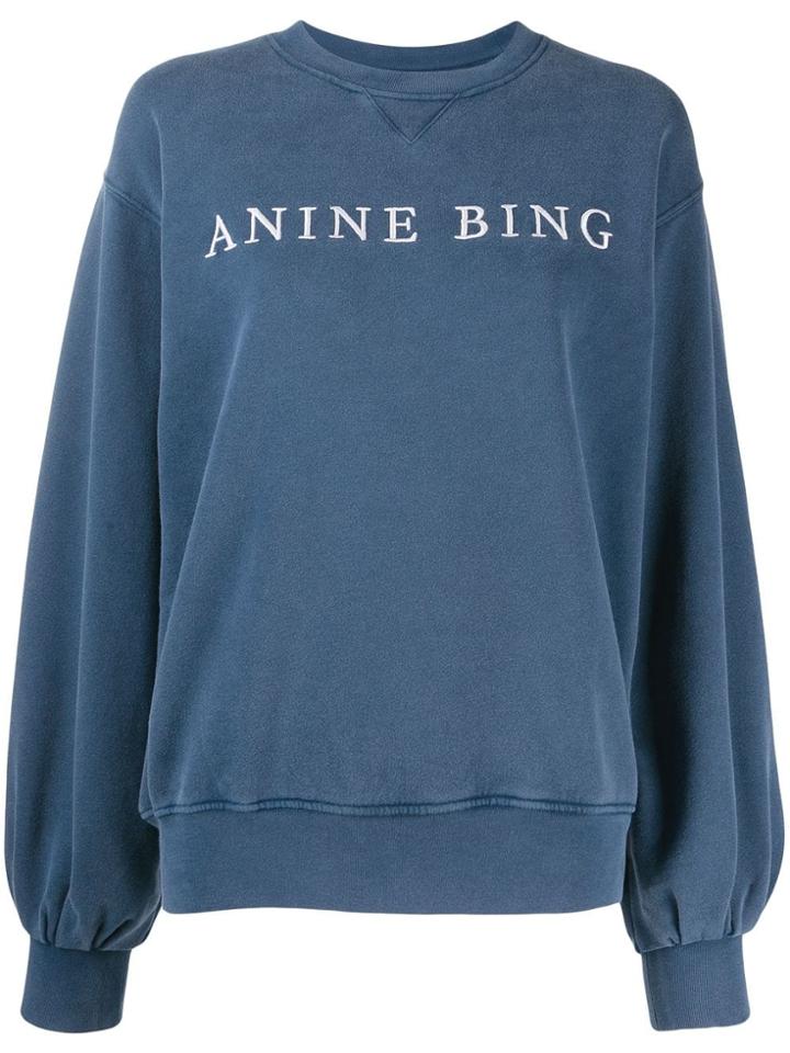 Anine Bing Esme Sweatshirt - Blue