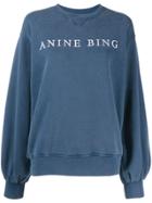 Anine Bing Esme Sweatshirt - Blue