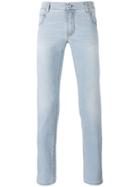 Ermanno Scervino Bleached Effect Slim-fit Jeans - Blue