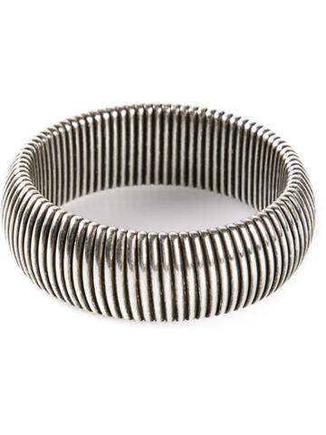 Janis Savitt Wide 'cobra' Bracelet - Metallic