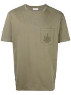 Palm Angels Embroidered Breast Pocket T-shirt