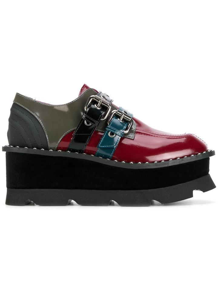 Antonio Marras Platform Buckled Shoes - Red