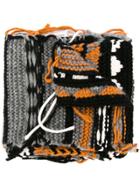 Sonia Rykiel Intarsia Knit Scarf - Multicolour