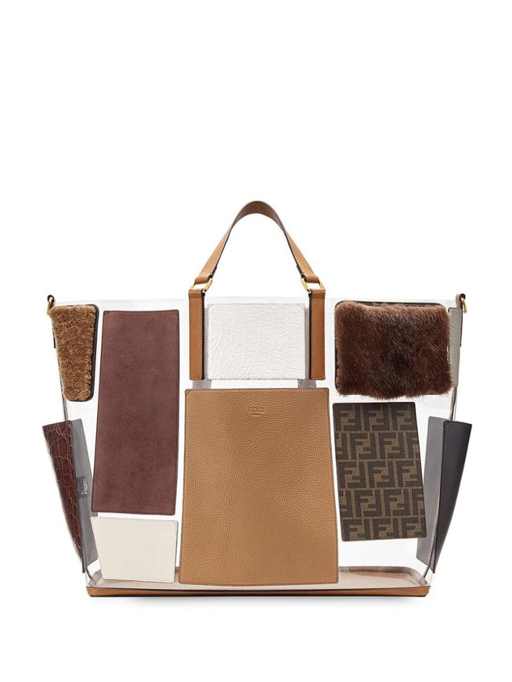 Fendi Patchwork Tote Bag - Multicolour