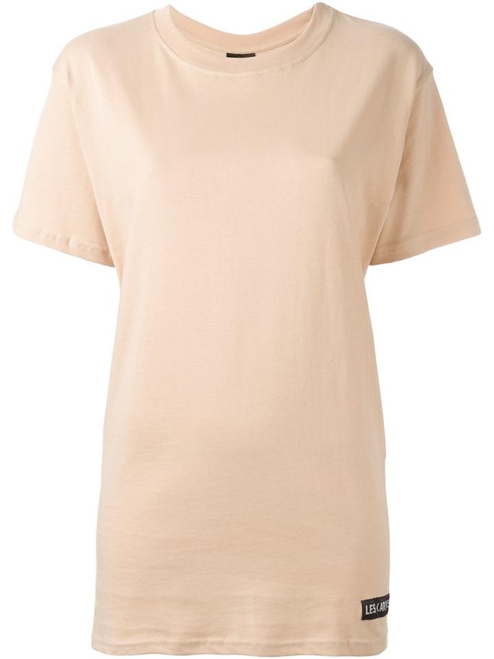 Les (art)ists Logo Patch T-shirt, Women's, Size: Large, Nude/neutrals, Cotton