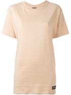 Les (art)ists Logo Patch T-shirt, Women's, Size: Large, Nude/neutrals, Cotton