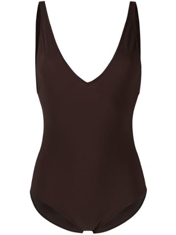 Toteme Reversible Swimsuit - Brown