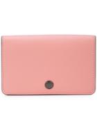 Coach Printed Foldover Card Holder - Pink