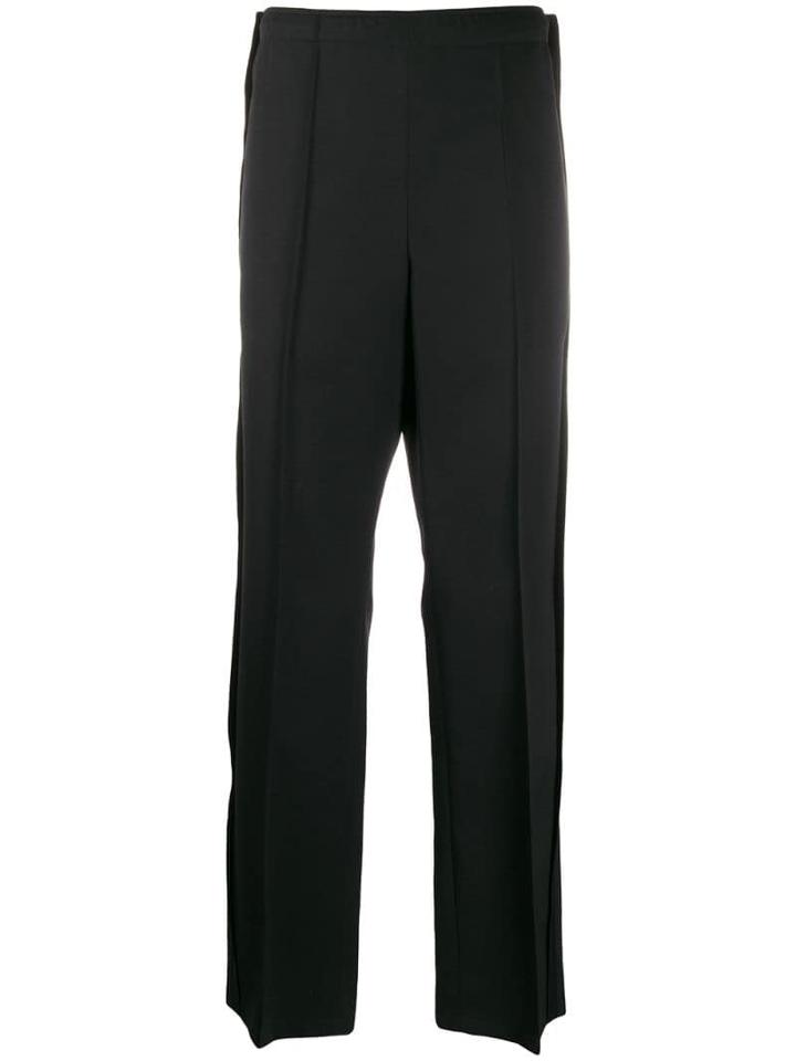 Maison Margiela Front Pleat Tailored Trousers - Black