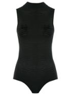 Uma Raquel Davidowicz - Knit Bodysuit - Women - Polyamide/viscose - M, Black, Polyamide/viscose