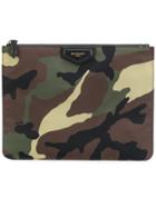 Givenchy Camouflage Clutch - Green