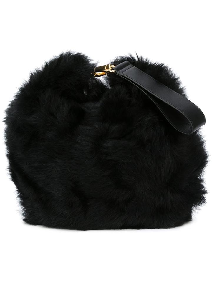 Simone Rocha Detachable Wrist Strap Clutch, Women's, Black