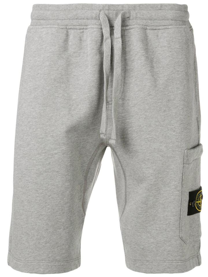 Stone Island Jersey Track Shorts - Grey