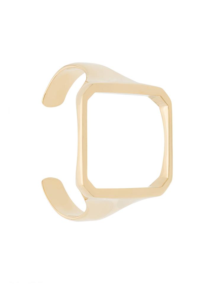 Maison Margiela Square Detail Bangle - Metallic