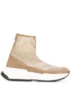 Mm6 Maison Margiela Sock Sneaker Boots - Neutrals