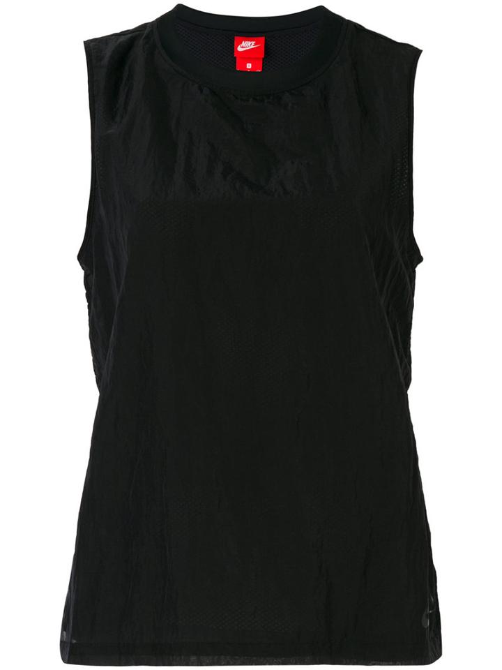Nike - Classic Tank Top - Women - Nylon - L, Black, Nylon