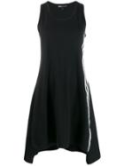 Y-3 Side Stripe Midi Dress - Black