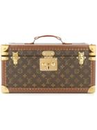 Louis Vuitton Vintage Bouteilles Hand Bag Cosmetic Box - Brown