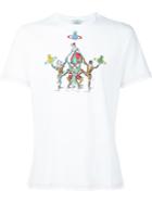 Vivienne Westwood Man Printed T-shirt, Men's, Size: L, White, Cotton