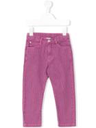 Knot - Earth Stripe Pants - Kids - Cotton/spandex/elastane - 6 Yrs, Pink/purple