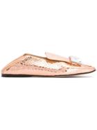Sergio Rossi Sr1 Square-toe Loafers - Neutrals