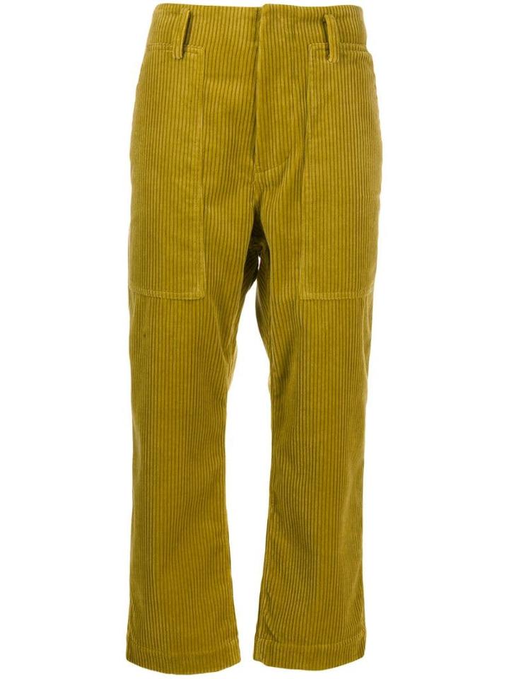 Sofie D'hoore Porter Cropped Trousers - Green