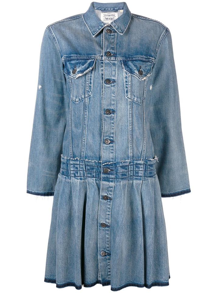 Levi's: Made & Crafted Denim Jacket Styled Dress - Blue
