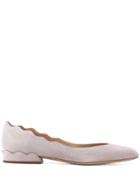 Chloé Low-heel Ballerina Shoe - Grey