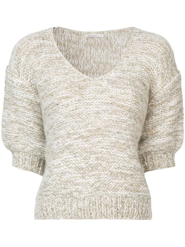 Mes Demoiselles Knitted Top - White