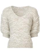 Mes Demoiselles Knitted Top - White
