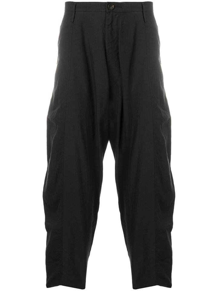 Ziggy Chen Tapered Hareem Trousers - Black