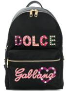 Dolce & Gabbana Embellished Backpack - Black