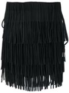 Pleats Please By Issey Miyake - Fringed Tote - Women - Cotton/polyester/brass - One Size, Black, Cotton/polyester/brass