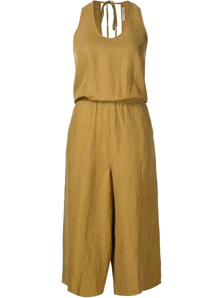 Ulla Johnson Lee Jumpsuit, Women's, Size: 6, Nude/neutrals, Linen/flax/lyocell