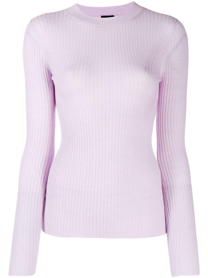 Joseph Ribbed Knit Jumper - Purple