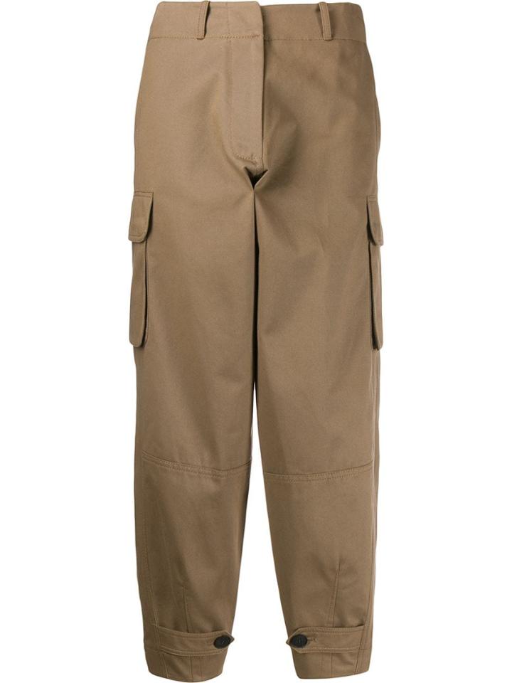 Antonio Marras Cropped Loose-fit Trousers - Brown
