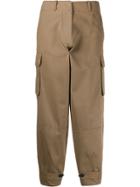 Antonio Marras Cropped Loose-fit Trousers - Brown
