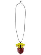 Walter Van Beirendonck Beard Necklace - Yellow