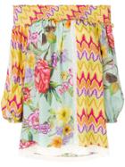 P.a.r.o.s.h. Off The Shoulder Blouse - Yellow
