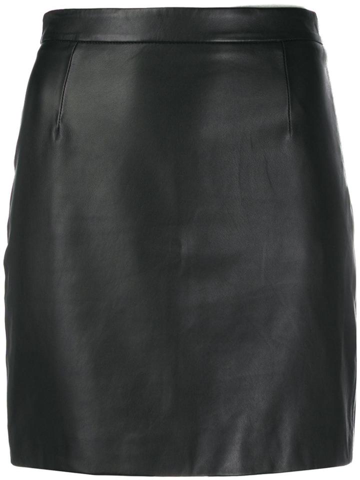 Red Valentino Red(v) Short Fitted Skirt - Black