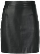 Red Valentino Red(v) Short Fitted Skirt - Black