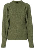 Joseph Balloon Sleeve Sweater - Green