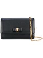 Salvatore Ferragamo - Vara Cross-body Bag - Women - Leather - One Size, Black, Leather