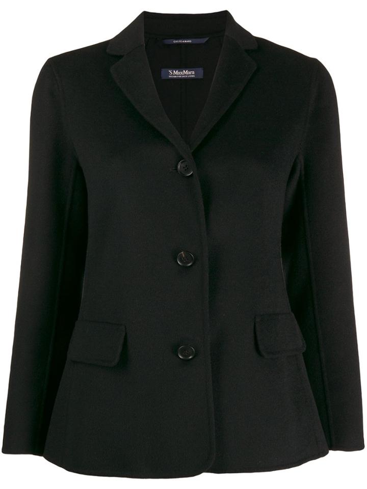 's Max Mara Single-breasted Blazer - Black