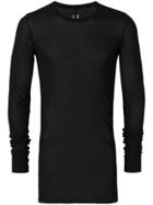 Rick Owens Longline Fine Knit Sweater - Black