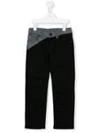 Kenzo Kids Bicoloured Straight-leg Jeans, Boy's, Size: 10 Yrs, Black