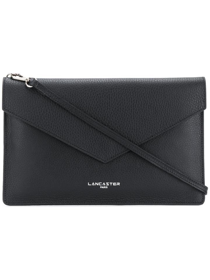 Lancaster Foldover Envelope Crossbody Bag - Black